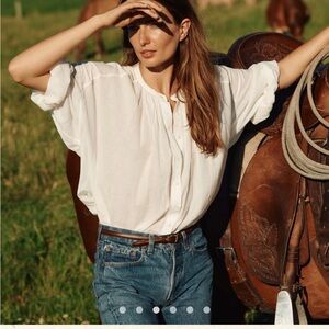 Doen: Jane Blouse in salt